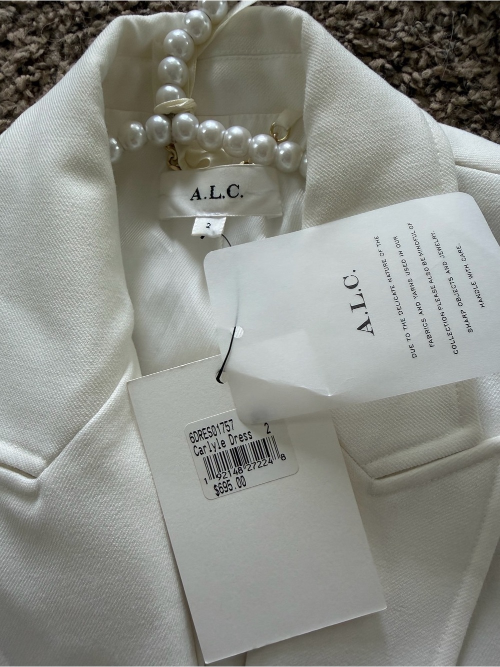 A.L.C. Open-Back Tailored Blazer Dress NWT - Picture 5 of 5